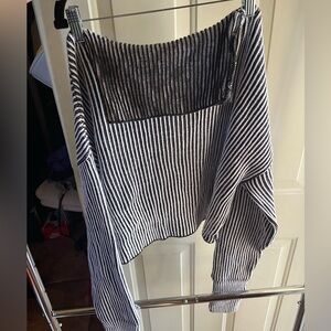 Black & white striped turtleneck